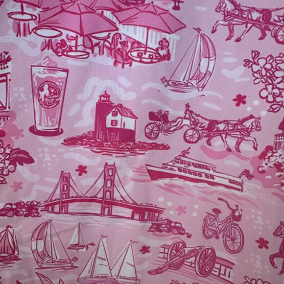 Katherine Way Ana Maria 1/4 Zip Pullover Mackinac Pink Pony Sz S NWT - Picture 16 of 16